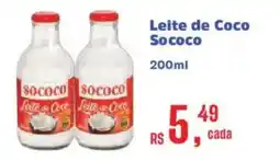 Supermercados Mateus Leite de Coco Sococo oferta