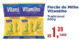 Supermercados Mateus Flocão de Milho Vitamilho Tradicional oferta