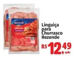 Mix Mateus Linguiça para Churrasco Rezende oferta