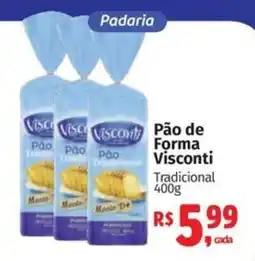 Mix Mateus Pão de Forma Visconti Tradicional oferta