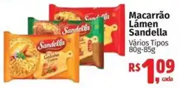 Mix Mateus Macarrão Lámen Sandella oferta