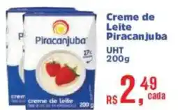 Supermercados Mateus Creme de Leite Piracanjuba oferta