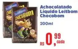 Supermercados Mateus Achocolatado liquido leitbom chocobom oferta