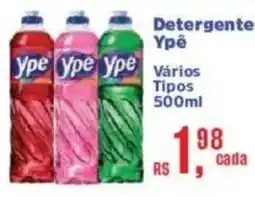 Supermercados Mateus Detergente Ypê Vários Tipos oferta