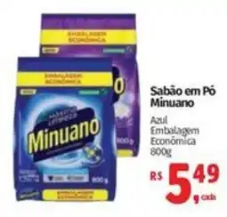 Mix Mateus Sabão em Pó Minuano Azul Embalagem Econômica oferta