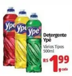 Mix Mateus Detergente Ypê Vários Tipos oferta