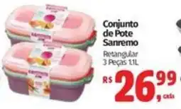 Mix Mateus Conjunto de Pote Sanremo oferta