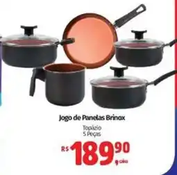 Mix Mateus Jogo de Panelas Brinox Topázio oferta
