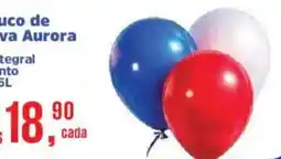 Supermercados Mateus Bolha de ar de cor azul, vermelha e branca oferta