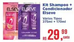 Supermercados Mateus Kit Shampoo + Condicionador Elseve oferta