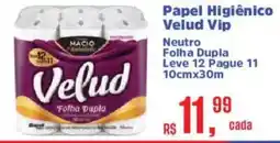 Supermercados Mateus Papel Higiênico Velud Vip oferta