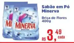 Supermercados Mateus Sabão em Pó Minerva Brisa de Flores oferta
