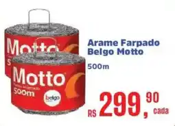 Supermercados Mateus Arame Farpado Belgo Motto oferta