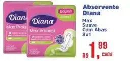 Supermercados Mateus Absorvente Diana Max Suave Com Abas oferta