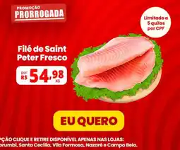 Hirota Food Supermercado Filé de Saint Peter Fresco oferta