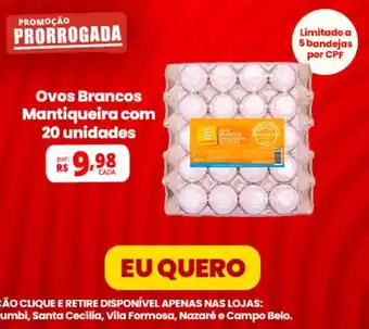 Hirota Food Supermercado ovos brancos mantiqueira oferta