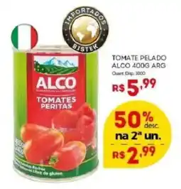Bistek Supermercados Tomate pelado alco oferta