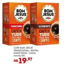 Bistek Supermercados Café bom jesus tradicional / extra forte oferta