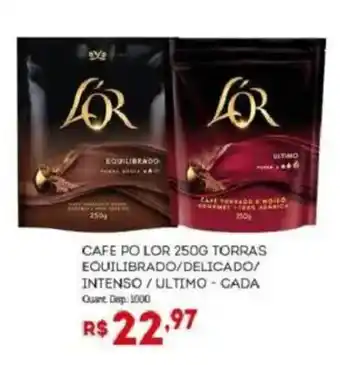 Cafe po lor 250g torras equilibrado/delicado/intenso / ultimo - gada