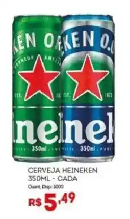 Bistek Supermercados Cerveja heineken oferta