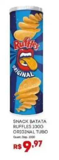 Bistek Supermercados snack batata ruffles original tubo oferta