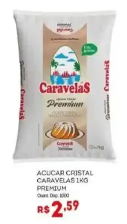 Bistek Supermercados acucar cristal caravelas premium oferta