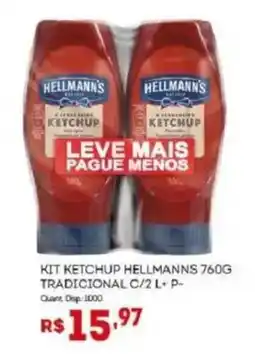 Bistek Supermercados Kit ketchup hellmanns tradicional oferta