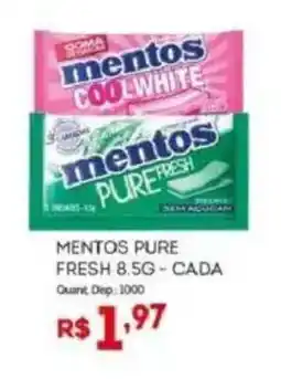 Bistek Supermercados mentos pure fresh oferta