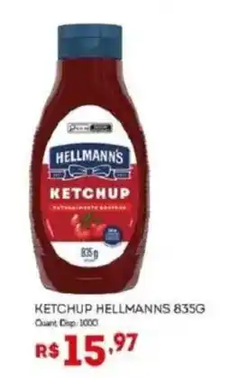 Bistek Supermercados ketchup hellmanns 835g oferta