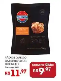 Bistek Supermercados pão de queijo catupiry coquetel oferta