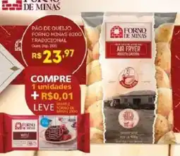 Bistek Supermercados Pão de queijo forno minas tradicional oferta