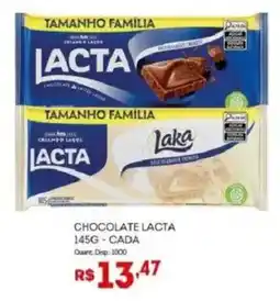 Bistek Supermercados Chocolate lacta oferta