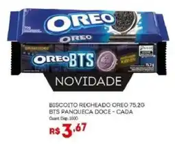 Bistek Supermercados Biscoito recheado oreo bts panqueca doce oferta