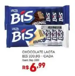 Bistek Supermercados Chocolate lacta bis 100,8g - cada oferta