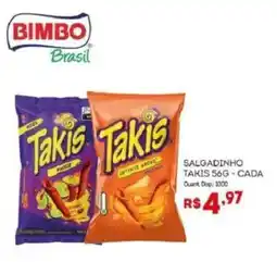 Bistek Supermercados Salgadinho takis oferta