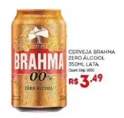 Bistek Supermercados Cerveja brahma zero álcool oferta