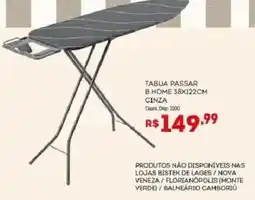 Bistek Supermercados Tabua passar b.home cinza oferta