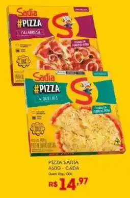 Bistek Supermercados Pizza sadia 4 queijos oferta