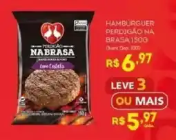 Bistek Supermercados Hambúrguer perdigão na brasa com costela oferta