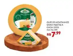 Bistek Supermercados Queijo Montanhes Gran Mestria oferta