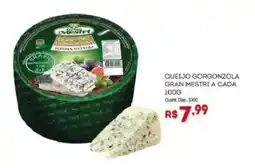 Bistek Supermercados Queijo gorgonzola gran mestri oferta