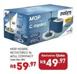 Bistek Supermercados mop nobre rotatório 9l azul compact oferta
