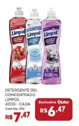 Bistek Supermercados Detergente gel concentrado limp pol oferta