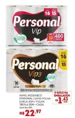 Bistek Supermercados papel higienico personal vip folha dupla oferta