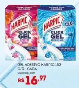 Bistek Supermercados Gel adesivo harpic 15g oferta