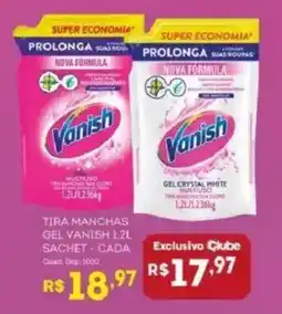 Bistek Supermercados Vanish gel crystal white oferta