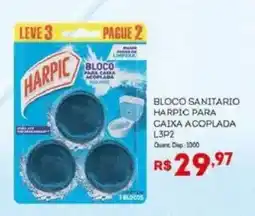 Bistek Supermercados Bloco sanitario harpic para caixa acoplada oferta