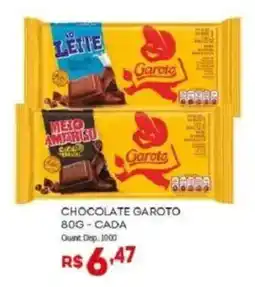 Bistek Supermercados chocolate garoto oferta