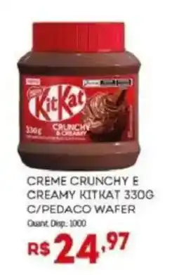 Bistek Supermercados creme crunchy e creamy kitkat oferta