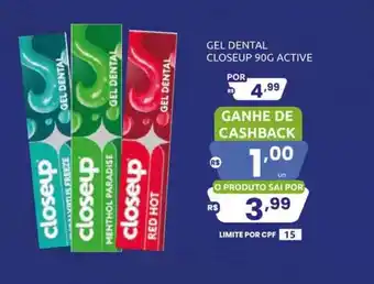 Gel dental closeup active